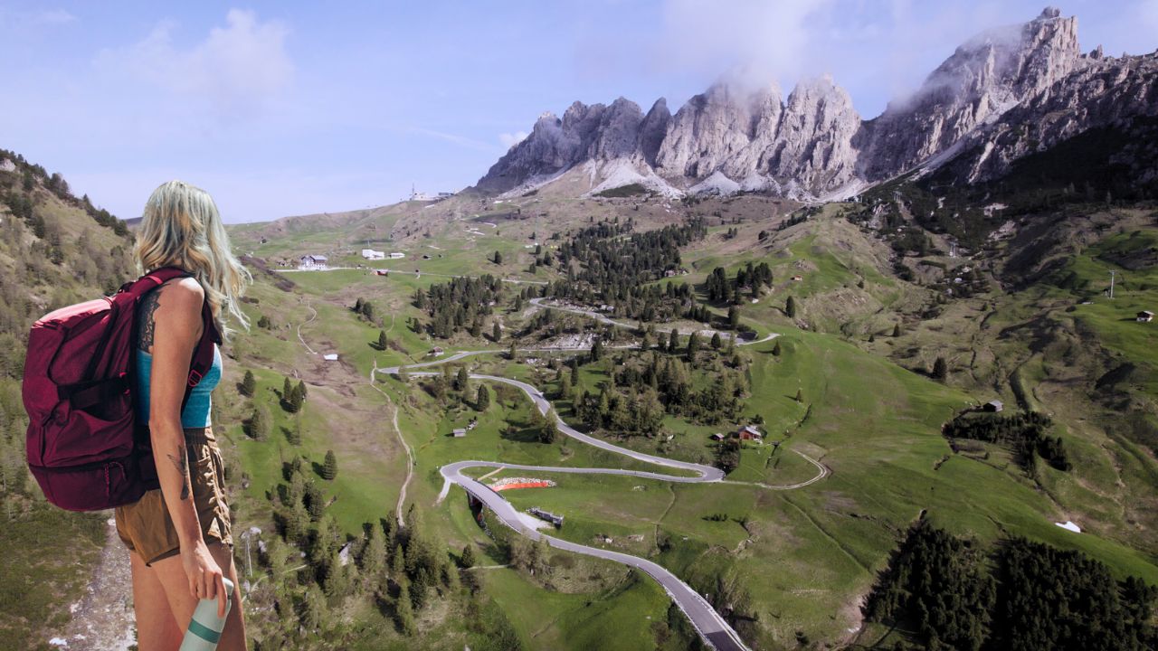 Gardena Pass Van Life Guide (2,121 m) – Free Parking, Via Ferrata & Waterfalls