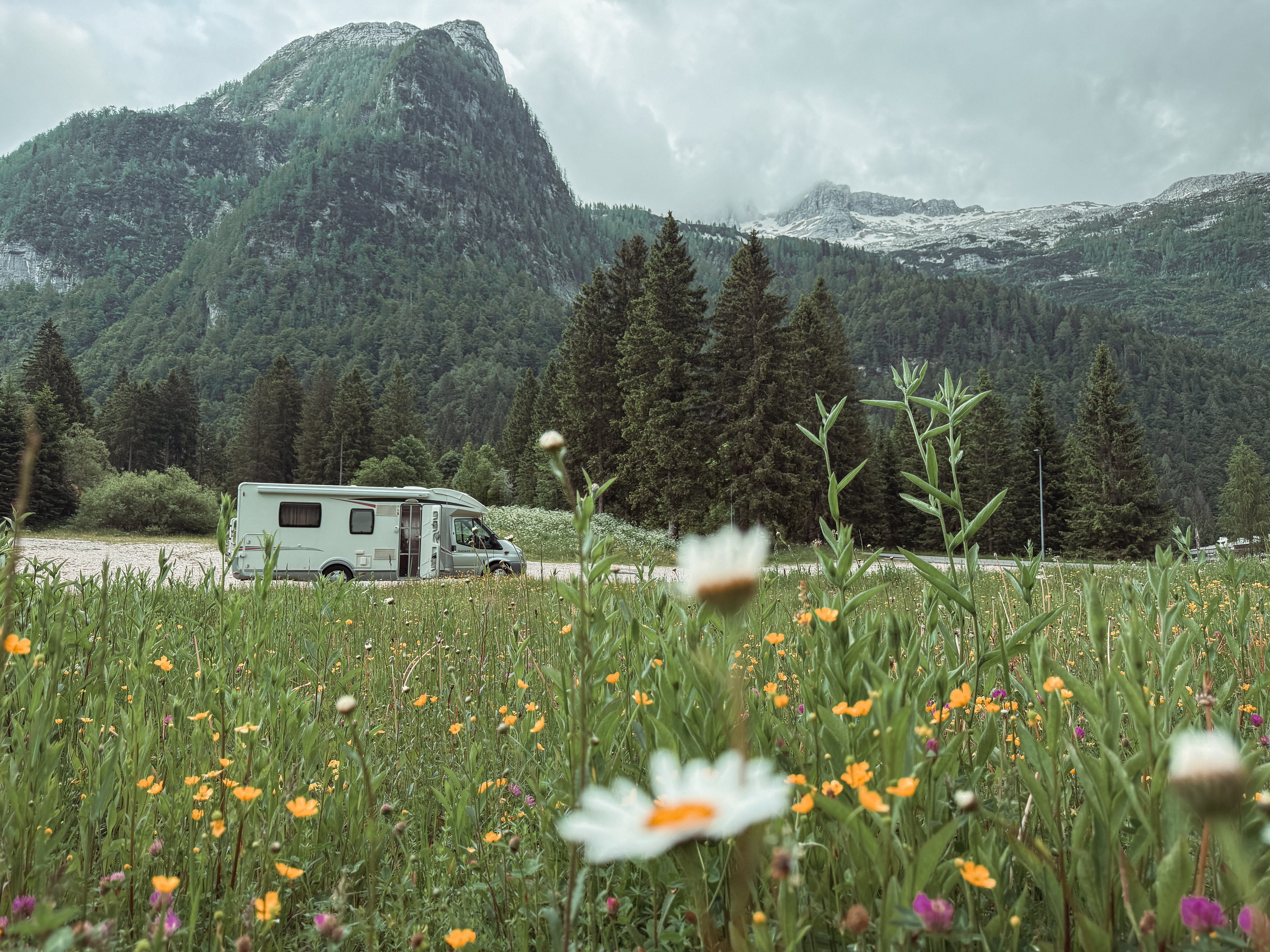 Van life in the Italian Alps